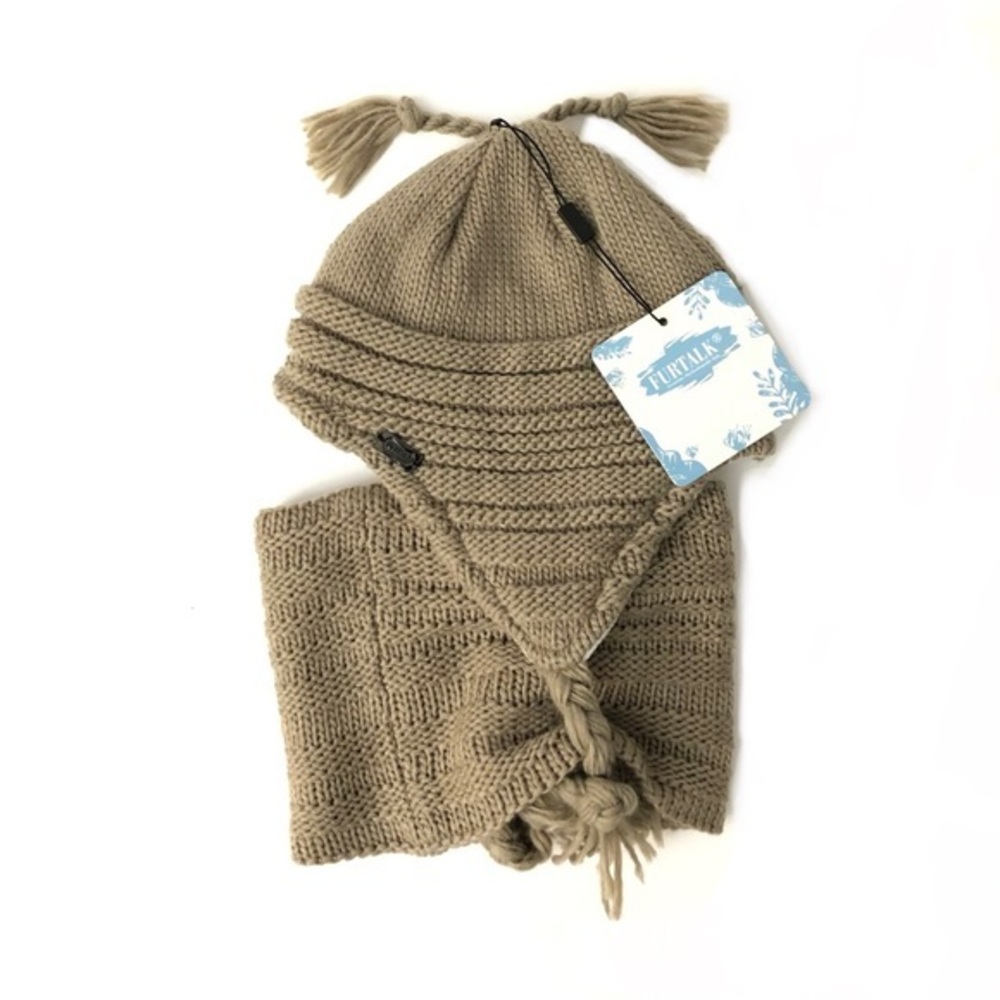 Furtalk Hat and Scarf Set Girls